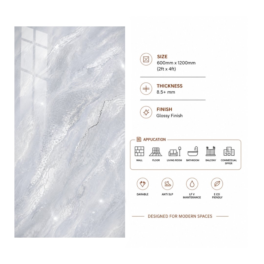AL Martic Azul Marble Bathroom Tiles - My Home Studio